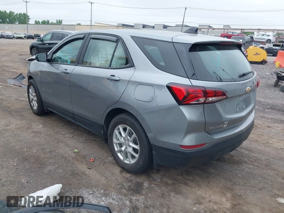 2023 Chevrolet Equinox LS with VIN 3GNAXHEG3PL160544, listed as a IAAI auction lot 42459256 with 9,349 mi miles and . Bid and sale history available at DreamBid. Image 3.