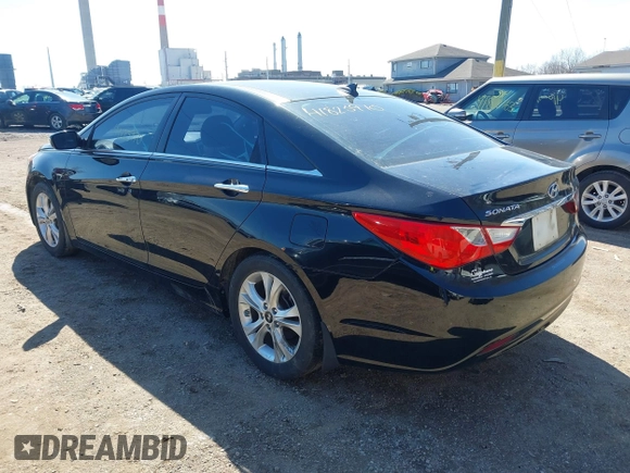 2013 Hyundai Sonata Limited with VIN 5NPEC4AC5DH541163, listed as a IAAI auction lot 41823970 with 117,286 mi miles and . Bid and sale history available at carsss.com. Image 3.