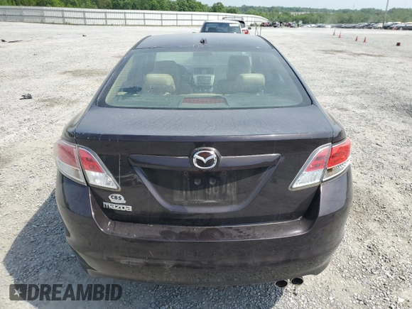 2009 Mazda 6 i Touring with VIN 1YVHP82A695M39748, listed as a Copart auction lot 55218185 with 150,813 mi miles and Salvage title. Bid and sale history available at DreamBid. Image 6.