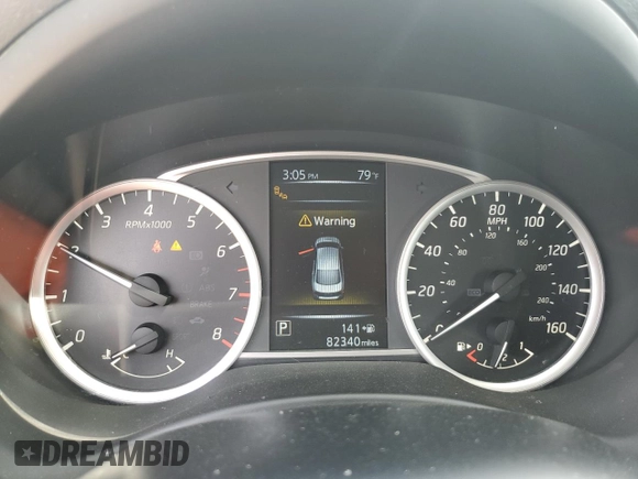 2017 Nissan Sentra SV with VIN 3N1AB7AP0HY322354, listed as a Copart auction lot 54161465 with 82,340 mi miles and Salvage Title. Bid and sale history available at DreamBid. Image 9.