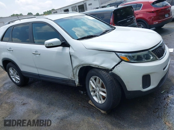 2015 Kia Sorento LX with VIN 5XYKTDA74FG632845, listed as a IAAI auction lot 42660399 with 93,386 mi miles and . Bid and sale history available at DreamBid. Image 1.