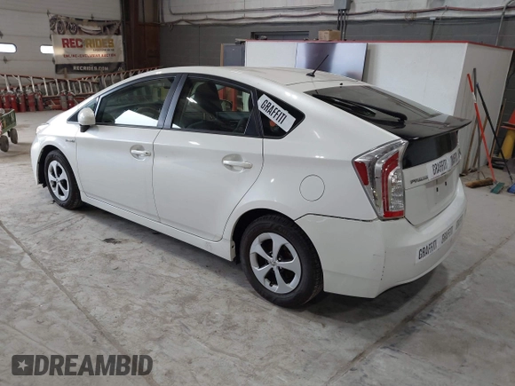 2014 Toyota Prius Four with VIN JTDKN3DU7E1812020, listed as a IAAI auction lot 42198161 with 71,026 mi miles and . Bid and sale history available at carsss.com. Image 3.