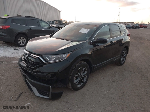 2020 Honda CR-V EX-L with VIN 5J6RW2H8XLL023150, listed as a IAAI auction lot 41043171 with 31,803 mi miles. Bid and sale history available at carsss.com. Image 2.