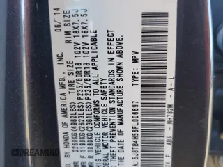 2015 Acura RDX Tech Pkg with VIN 5J8TB4H56FL006697, listed as a Copart auction lot 43624794 with 118,445 mi miles. Bid and sale history available at carsss.com. Image 13.