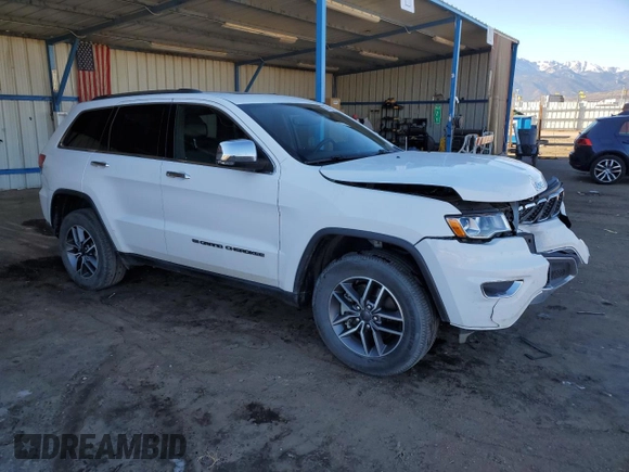 2022 Jeep Grand Cherokee WK Limited with VIN 1C4RJFBG9NC143844, listed as a Copart auction lot 85747384 with 21,092 mi miles and Salvage Title. Bid and sale history available at carsss.com. Image 4.