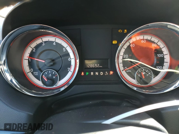 2018 Dodge Grand Caravan SXT with VIN 2C4RDGCGXJR325632, listed as a Copart auction lot 46326655 with 128,692 mi miles and Clean Title. Bid and sale history available at DreamBid. Image 9.
