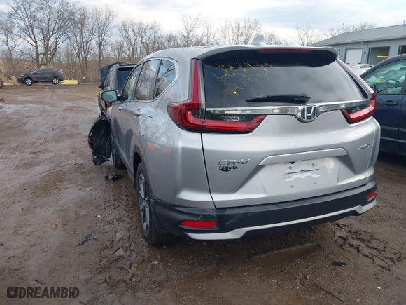 2022 Honda CR-V EX-L with VIN 7FARW2H82NE002650, listed as a IAAI auction lot 41657585 with 18,866 mi miles. Bid and sale history available at carsss.com. Image 3.
