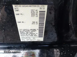 2016 Nissan Altima SR with VIN 1N4AL3APXGC247355, listed as a IAAI auction lot 42201570 with 149,466 mi miles and . Bid and sale history available at DreamBid. Image 9.