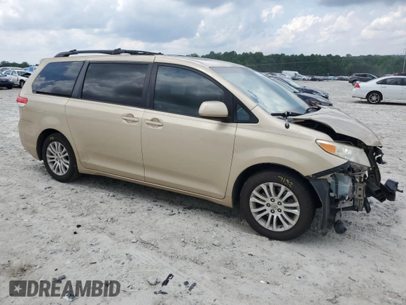 2011 Toyota Sienna XLE AAS с VIN 5TDYK3DC8BS106182, выставлен на аукционе Copart как лот 57728465 с пробегом 168 468 миль миль и Списание • Salvage title. История ставок и продаж доступна на DreamBid. Изображение 4.