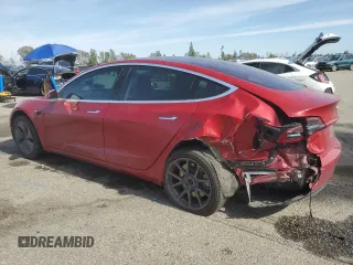 2018 Tesla Model 3 Long Range Battery with VIN 5YJ3E1EA5JF013044, listed as a Copart auction lot 49926055 with 102,158 mi miles and Salvage Title. Bid and sale history available at DreamBid. Image 2.