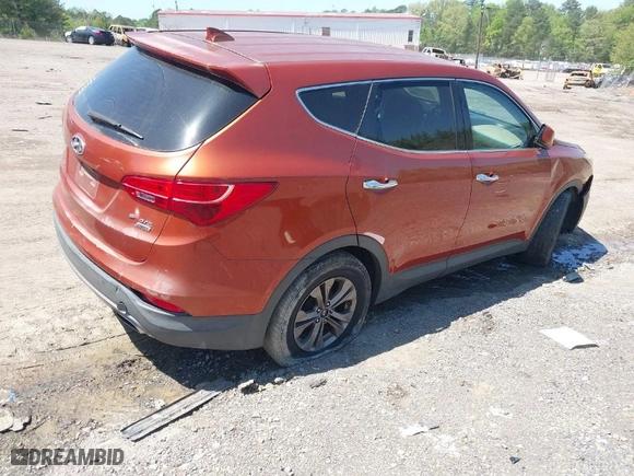 2015 Hyundai Santa Fe Sport with VIN 5XYZTDLB1FG280405, listed as a IAAI auction lot 41986022 with 161,597 mi miles. Bid and sale history available at carsss.com. Image 4.