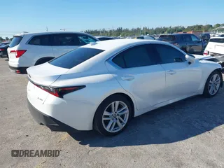 2024 Lexus IS with VIN JTHCA1D23R5133037, listed as a IAAI auction lot 41694986 with 1,905 mi miles. Bid and sale history available at carsss.com. Image 4.