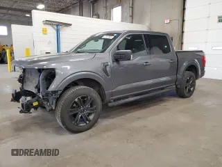 2021 Ford F-150 XL with VIN 1FTFW1E55MFA52455, listed as a Copart auction lot 57447905 with 93,373 mi miles and Salvage title. Bid and sale history available at DreamBid. Image 1.