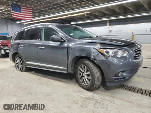 2014 Infiniti QX60 с VIN 5N1AL0MM1EC540483, выставлен на аукционе Copart как лот 49122025 с пробегом 106 206 миль миль и Списание • Salvage title. История ставок и продаж доступна на DreamBid. Изображение 4.