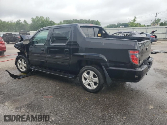2013 Honda Ridgeline RTL with VIN 5FPYK1F58DB009288, listed as a Copart auction lot 58307815 with Not provided miles and Salvage title. Bid and sale history available at DreamBid. Image 2.
