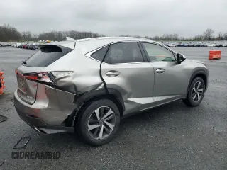 2019 Lexus NX with VIN JTJBARBZ2K2208696, listed as a Copart auction lot 52232205 with 71,726 mi miles and Salvage Title. Bid and sale history available at carsss.com. Image 3.
