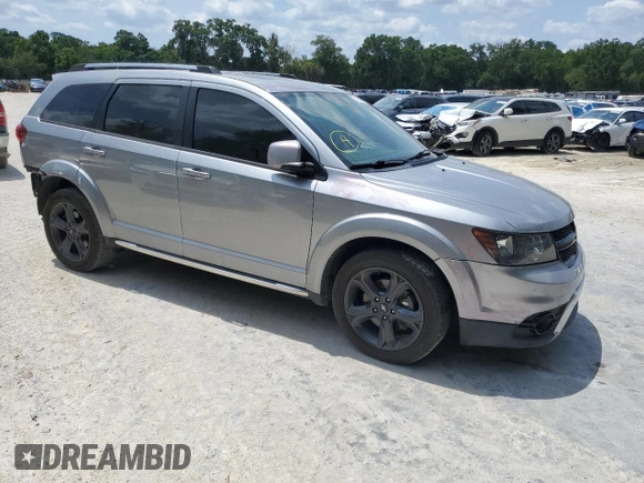 2018 Dodge Journey Crossroad z VIN 3C4PDCGG6JT504869, wystawiony jako Copart lot #57463435 z przebiegiem 87 072 mil mil oraz Szkoda całkowita • Salvage title. Historia ofert i sprzedaży dostępna na DreamBid. Obrazek 4.