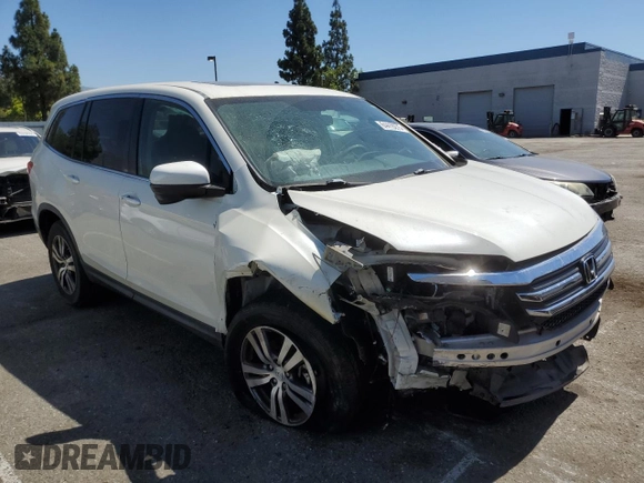 2018 Honda Pilot EX-L with VIN 5FNYF5H5XJB031533, listed as a Copart auction lot 64419275 with 38,373 mi miles and Salvage title. Bid and sale history available at DreamBid. Image 4.