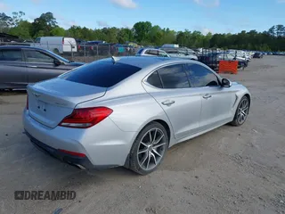 2019 Genesis G70 2.0T Advanced with VIN KMTG44LA2KU029902, listed as a IAAI auction lot 41977468 with 43,365 mi miles. Bid and sale history available at carsss.com. Image 4.