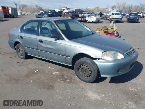 2000 Honda Civic LX with VIN 2HGEJ6572YH516977, listed as a IAAI auction lot 41729899 with 1 mi miles. Bid and sale history available at carsss.com. Image 1.