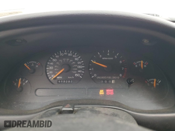 1996 Ford Mustang GT with VIN 1FALP45X9TF225224, listed as a Copart auction lot 66895564 with 113,282 mi miles and Salvage Title. Bid and sale history available at carsss.com. Image 9.