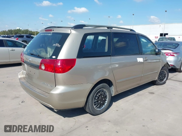 2006 Toyota Sienna CE with VIN 5TDZA23CX6S537308, listed as a IAAI auction lot 40652615 with 141,684 mi miles. Bid and sale history available at carsss.com. Image 4.