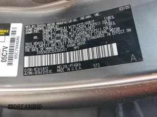 2005 Toyota Sienna XLE with VIN 5TDZA22C35S300451, listed as a Copart auction lot 52035345 with Not provided miles and Salvage title. Bid and sale history available at DreamBid. Image 15.
