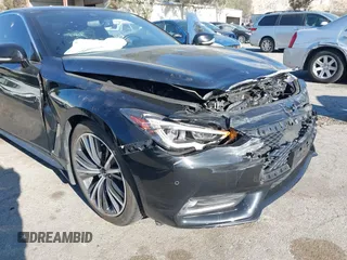 2022 Infiniti Q60 Luxe with VIN JN1EV7KK2NM600262, listed as a IAAI auction lot 41637351 with 22,754 mi miles and . Bid and sale history available at carsss.com. Image 17.
