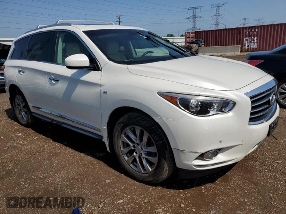 2015 Infiniti QX60 with VIN 5N1AL0MM1FC553705, listed as a Copart auction lot 61649995 with 101,279 mi miles and Clean title. Bid and sale history available at DreamBid. Image 4.