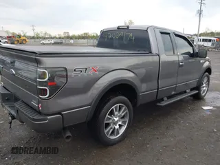 2014 Ford F-150 XL with VIN 1FTEX1CM7EFB26396, listed as a IAAI auction lot 42028174 with 51,280 mi miles. Bid and sale history available at carsss.com. Image 4.