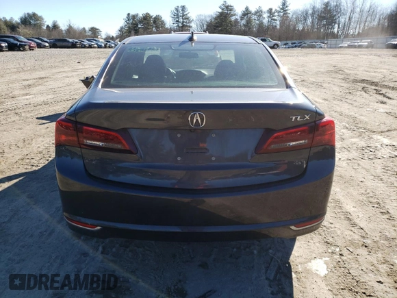 2016 Acura TLX with VIN 19UUB1F3XGA007742, listed as a Copart auction lot 44200405 with 120,565 mi miles and Salvage Title. Bid and sale history available at carsss.com. Image 6.