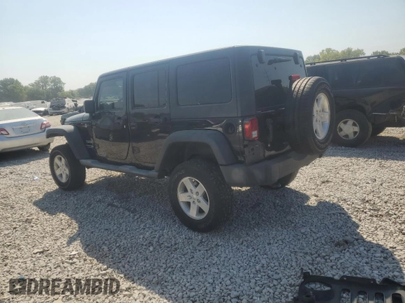 2018 Jeep Wrangler JK Unlimited Sport S with VIN 1C4BJWDG4JL810926, listed as a Copart auction lot 72987394 with 72,213 mi miles and Salvage Title. Bid and sale history available at carsss.com. Image 2.