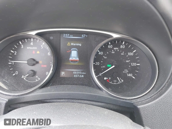 2016 Nissan Rogue S with VIN JN8AT2MT0GW008090, listed as a IAAI auction lot 41662241 with 66,593 mi miles. Bid and sale history available at carsss.com. Image 7.