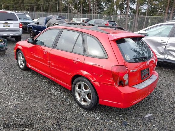 2002 Mazda Protege5 with VIN JM1BJ245221591260, listed as a IAAI auction lot 41755724 with 228,715 mi miles. Bid and sale history available at carsss.com. Image 3.