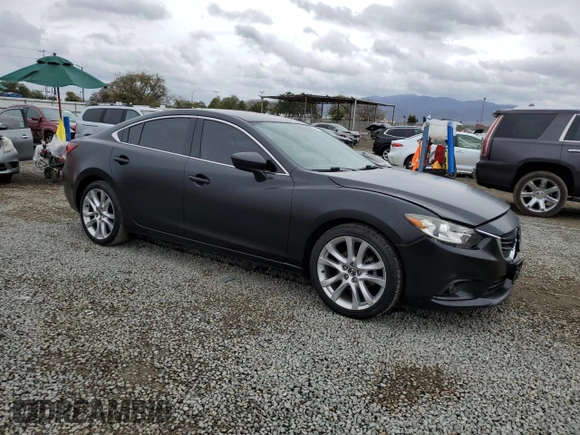 2016 Mazda Mazda6 i Touring with VIN JM1GJ1V50G1484911, listed as a Copart auction lot 48713525 with 87,050 mi miles and Salvage Title. Bid and sale history available at carsss.com. Image 4.