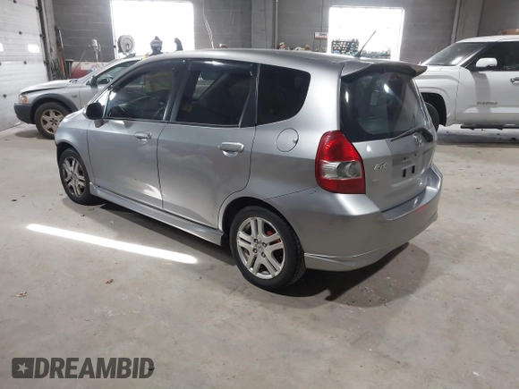 2007 Honda Fit Sport with VIN JHMGD37637S052380, listed as a IAAI auction lot 41219293 with 171,586 mi miles. Bid and sale history available at carsss.com. Image 3.