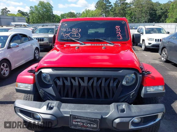 2021 Jeep Wrangler Unlimited Sahara with VIN 1C4HJXEN8MW622359, listed as a IAAI auction lot 42328958 with 100,450 mi miles and . Bid and sale history available at DreamBid. Image 6.