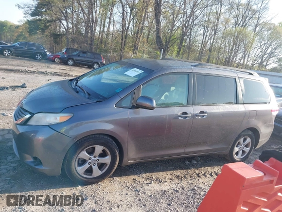 2011 Toyota Sienna LE AAS with VIN 5TDKK3DC9BS100414, listed as a IAAI auction lot 41901835 with 186,634 mi miles and . Bid and sale history available at DreamBid. Image 14.