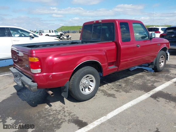 1999 Ford Ranger XL with VIN 1FTYR14V4XPA19852, listed as a IAAI auction lot 41837498 with 159,521 mi miles. Bid and sale history available at carsss.com. Image 4.