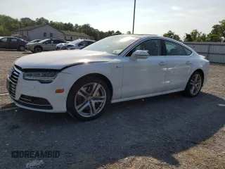 2018 Audi A7 Prestige with VIN WAU23AFC5JN030748, listed as a Copart auction lot 59690643 with 84,053 mi miles. Bid and sale history available at carsss.com. Image 1.