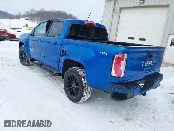 2021 GMC Canyon 4WD Elevation with VIN 1GTG6CEN9M1247181, listed as a IAAI auction lot 41285616 with 46,080 mi miles. Bid and sale history available at carsss.com. Image 3.