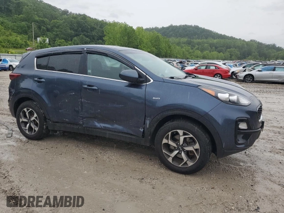 2021 Kia Sportage LX z VIN KNDPMCAC3M7875325, wystawiony jako Copart lot #58910705 z przebiegiem 49 312 mil mil oraz Szkoda całkowita • Salvage title. Historia ofert i sprzedaży dostępna na DreamBid. Obrazek 4.