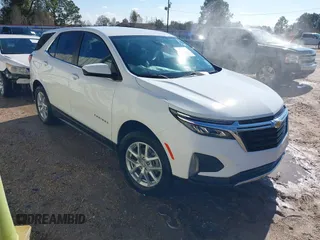 2024 Chevrolet Equinox LT with VIN 3GNAXKEG9RS103271, listed as a IAAI auction lot 41305004 with 16,145 mi miles and . Bid and sale history available at DreamBid. Image 1.