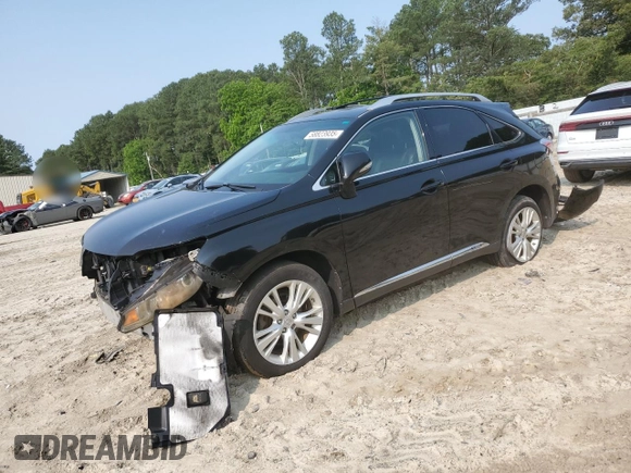2011 Lexus RX 450h with VIN JTJBC1BAXB2032275, listed as a Copart auction lot 58823935 with 108,690 mi miles and Salvage title. Bid and sale history available at DreamBid. Image 1.