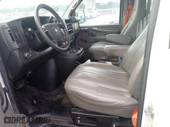 2014 Chevrolet Express Cargo with VIN 1GCSGAFX6E1154194, listed as a IAAI auction lot 42792703 with 218,055 mi miles and . Bid and sale history available at DreamBid. Image 14.