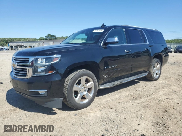 2017 Chevrolet Suburban Premier with VIN 1GNSCJKC6HR159570, listed as a Copart auction lot 55352805 with 166,661 mi miles and Salvage title. Bid and sale history available at DreamBid. Image 1.