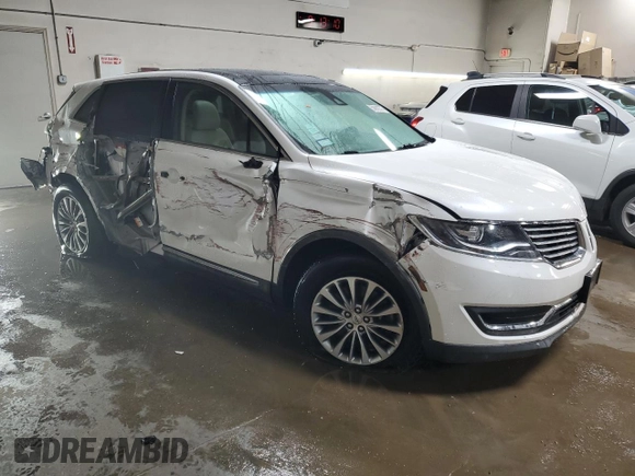 2016 Lincoln MKX Select with VIN 2LMTJ6KRXGBL55260, listed as a Copart auction lot 50602375 with 98,894 mi miles and Salvage Title. Bid and sale history available at DreamBid. Image 4.