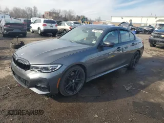 2021 BMW 3 Series 330i xDrive with VIN 3MW5R7J05M8C01209, listed as a Copart auction lot 50450775 with 0 mi miles and Salvage Title. Bid and sale history available at carsss.com. Image 1.