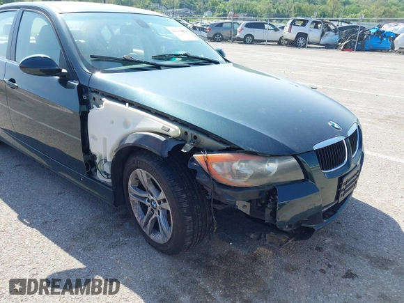2008 BMW 3 Series 328i with VIN WBAVA37548NL50443, listed as a IAAI auction lot 42139674 with 129,105 mi miles and . Bid and sale history available at DreamBid. Image 6.