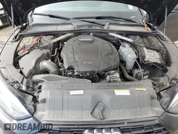 2020 Audi A5 Sportback Premium with VIN WAUANCF56LA004026, listed as a Copart auction lot 49347805 with 48,465 mi miles and Salvage Title. Bid and sale history available at carsss.com. Image 11.